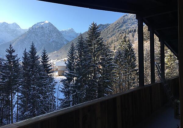Aussicht vom Balkon