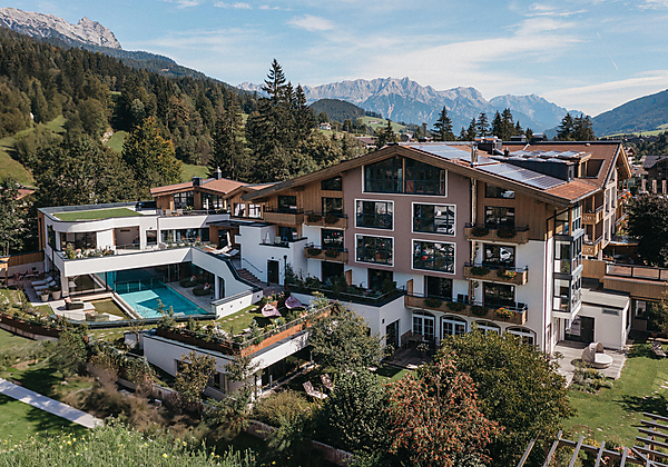 Biohotel Rupertus Haus vom Westen