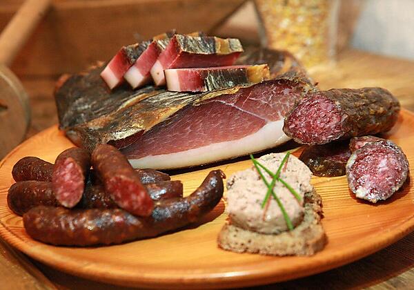 eine hausgemachte Jause