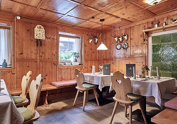 Stube im Biohotel Stillebach