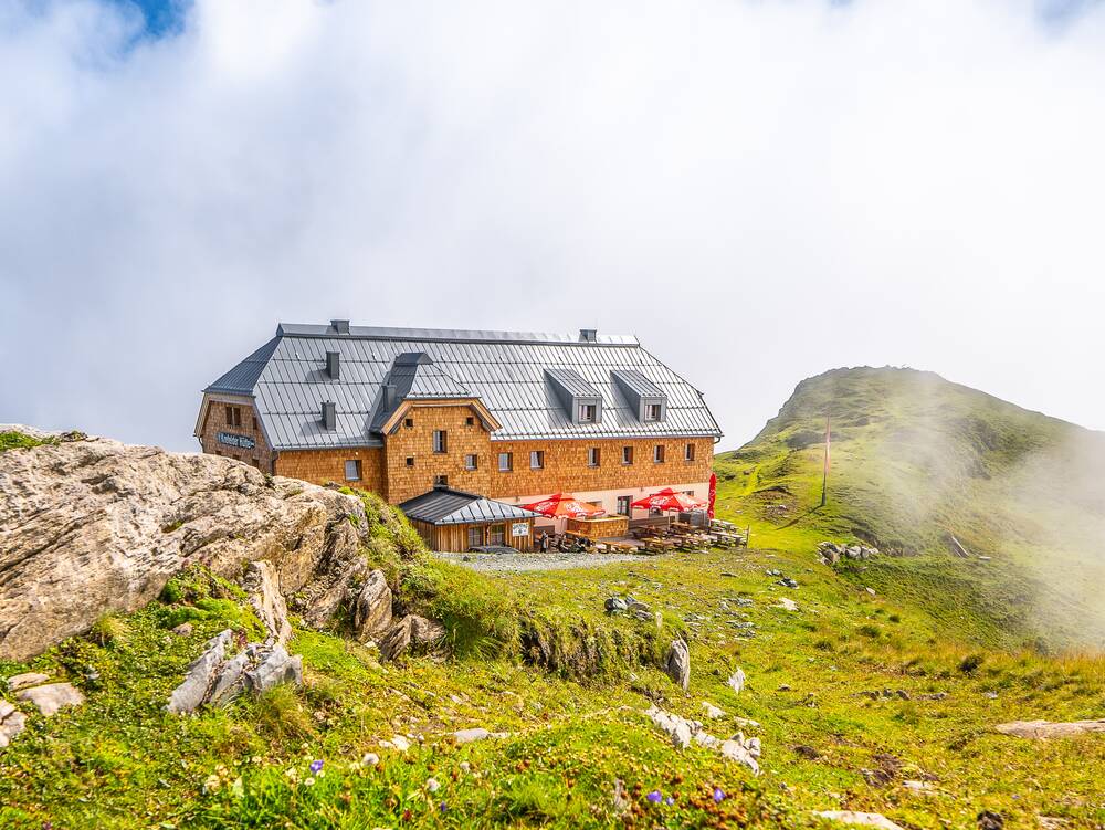 Blick auf die Krefelder Hütte