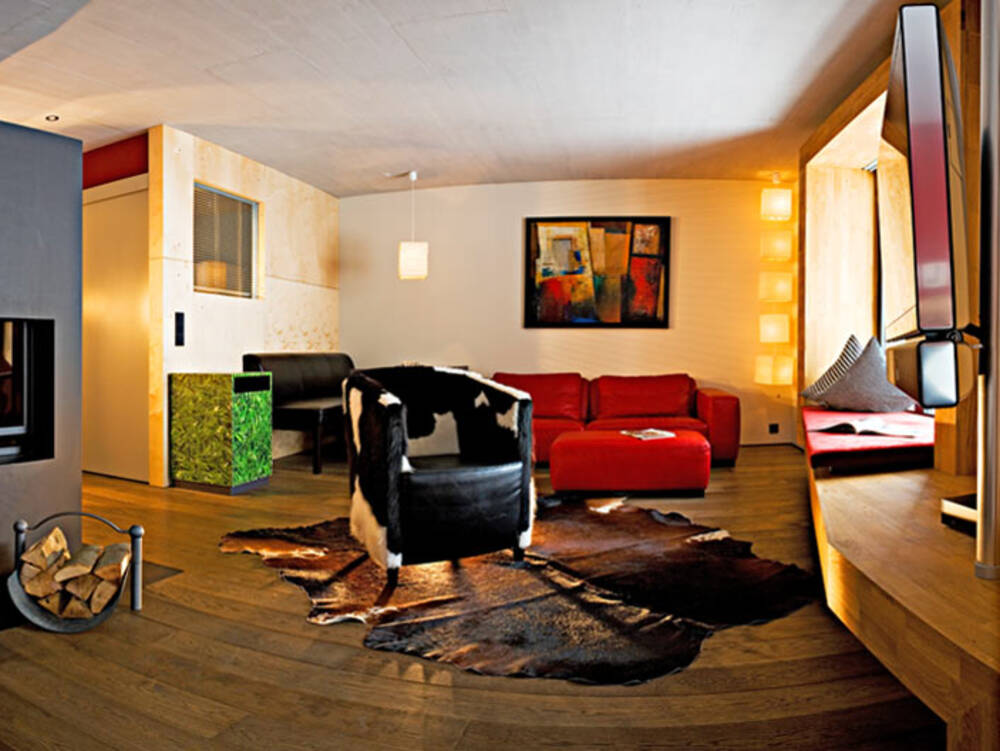 Bunter Mix an Farben im Wohlfühlhotel Hubertushof in Stuben am Arlberg