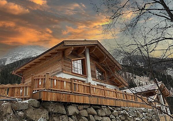 Chalet am Bachl 1 Sonnenuntergang