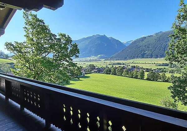 Blick vom Balkon