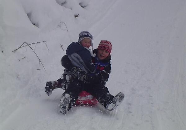 Rodelbahn ganz in der Nähe