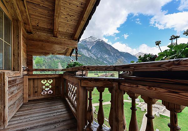 Chalet Edelweiß Balkon