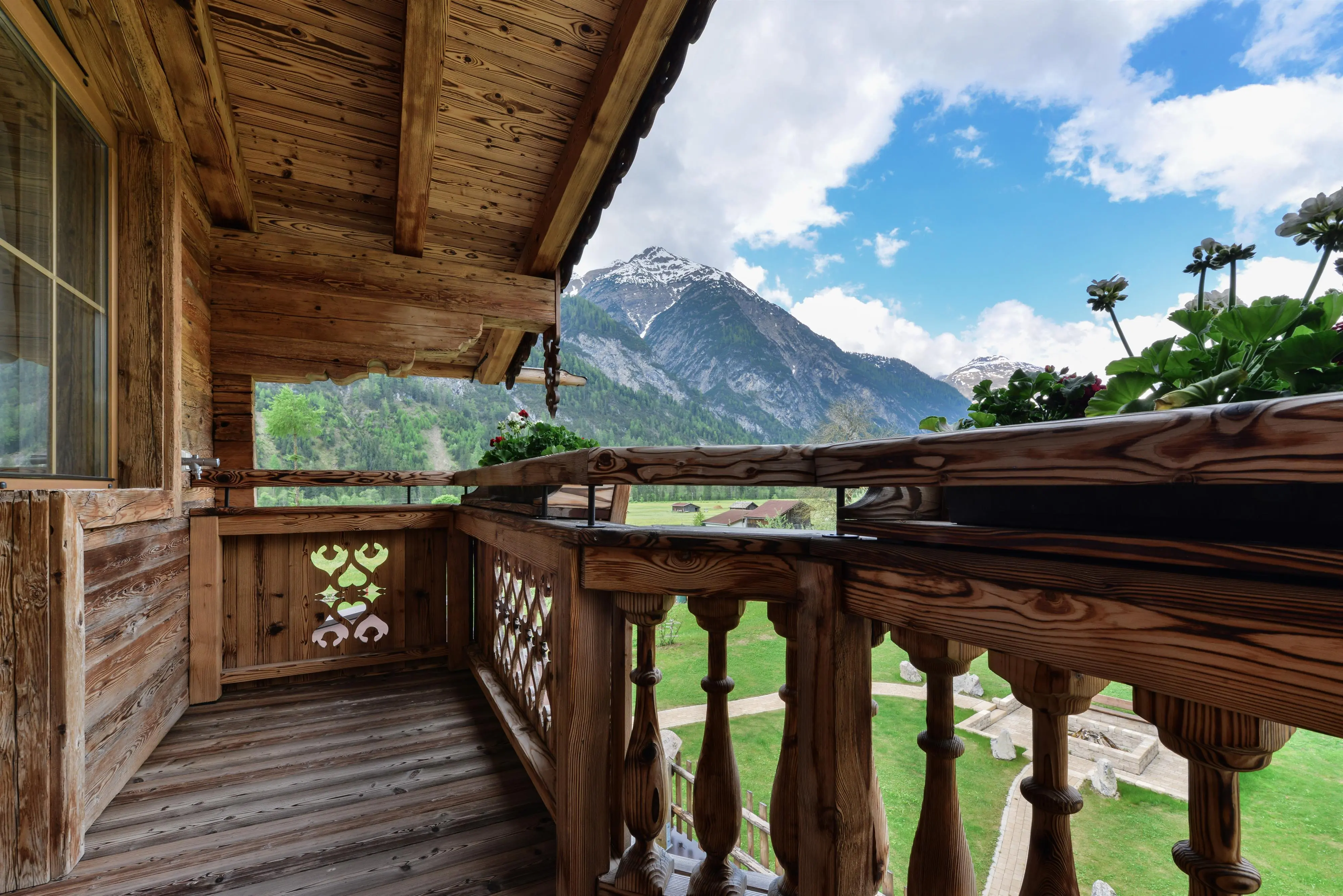 Chalet Edelweiß Balkon