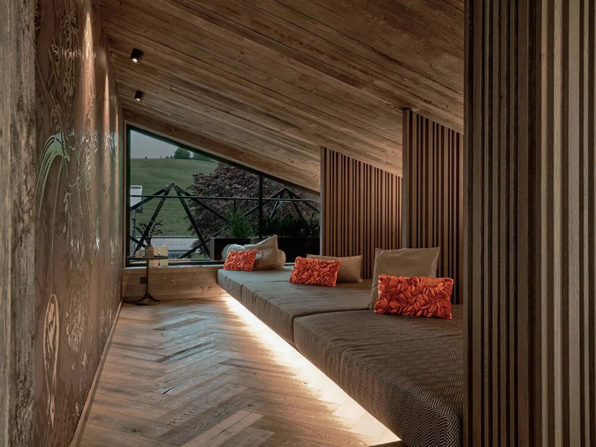 Kuschelkojen im Wellnesshotel die HOCHKÖNIGIN im TIARA SPA aodults only in Maria Alm im Salzburger L