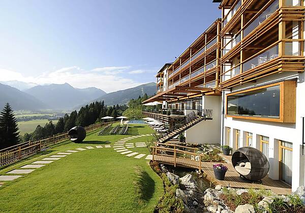 Blick auf Das Goldberg im Sommer