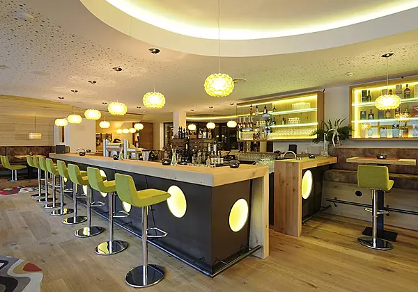 Blick in die Bar des Goldbergs