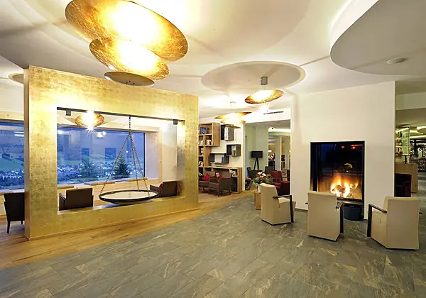 Blick in die Lobby des Goldbergs