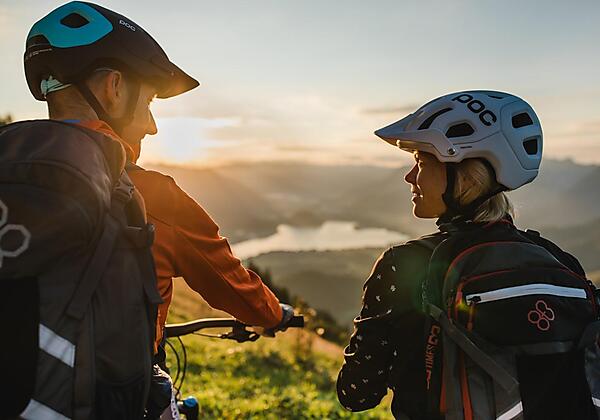 Biketour mit Sonnenuntergang