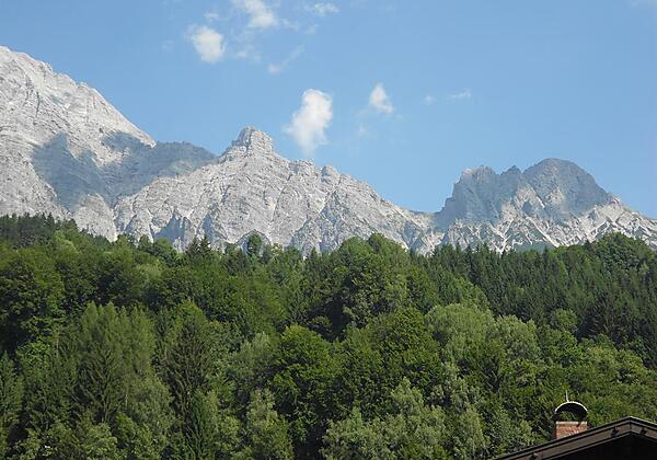 Aussicht auf die Leoganger Steinberge