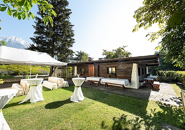 Garten bei der Reschenalm