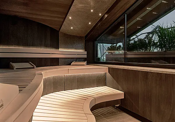 Sauna mit Aussicht im TIARA SPA adults only im Wellnesshotel die HOCHKÖNIGIN in Maria Alm