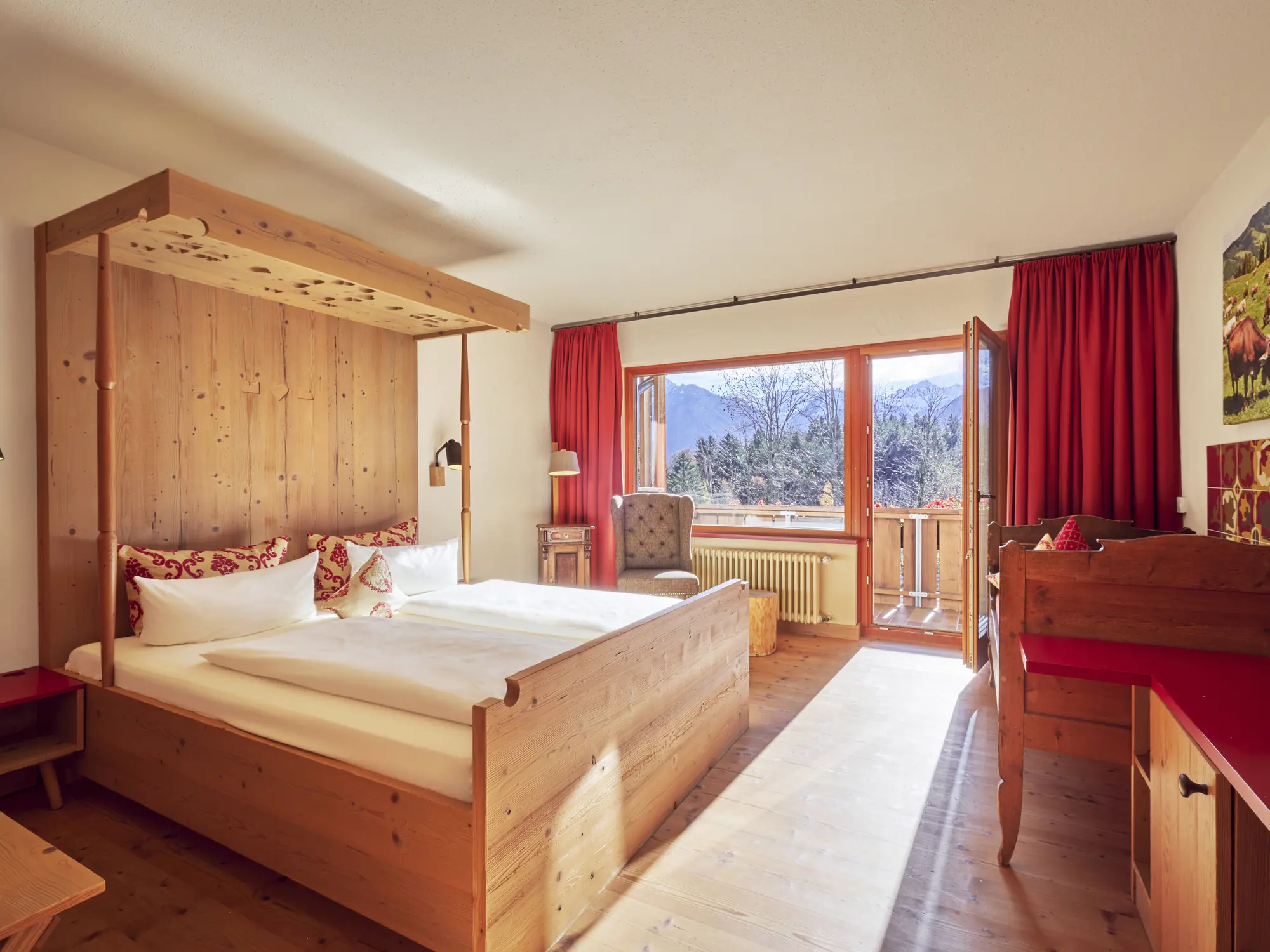 Doppelzimmer mit Bergblick