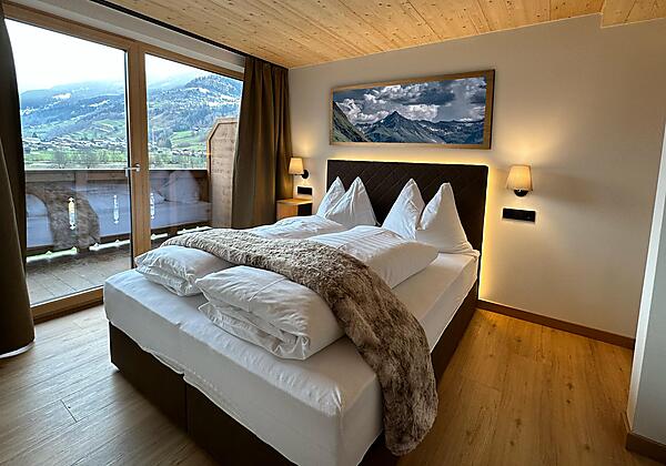 Schlafzimmer mit Aussicht