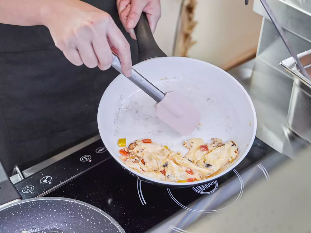 Eierstation zum Frühstück