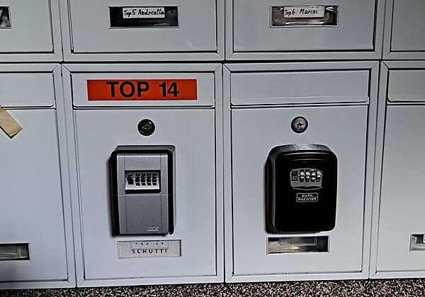 Zugang Schlüsselsafe Enzian TOP 14