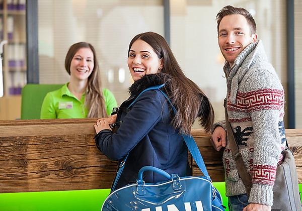 Freundlicher Empfang im Explorer Hotel Kitzbühel