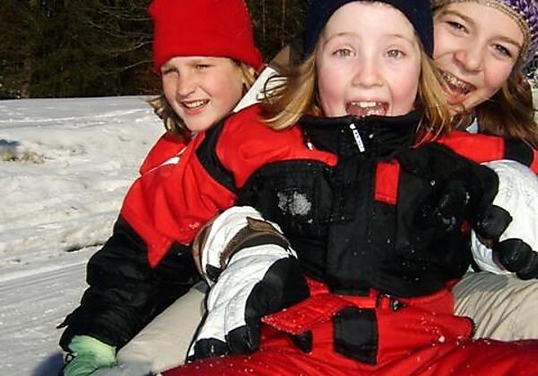 Schlittenfahrt am Familienbauernhof Grossgrub