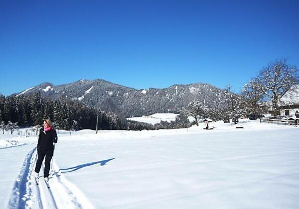 Langlaufen am Familienbauernhof Grossgrub
