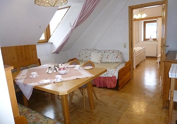 Wohnzimmer XL Apatment Wollstube