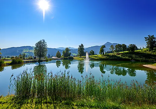 Badesee an der Ferienanlage