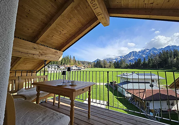 Ferienappartment Kaiserblick Terrasse (3)