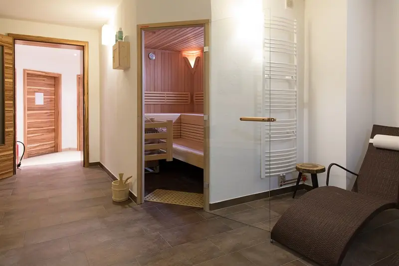 Der Wellness- und Relaxbereich im Feriendorf Stallergut in Maria Alm