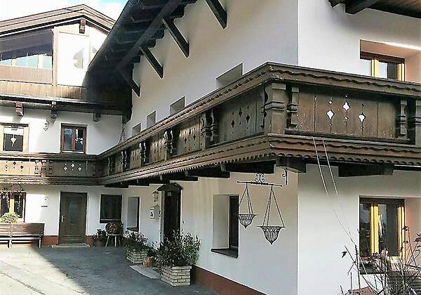 Ferienhaus Berger mit Eingang