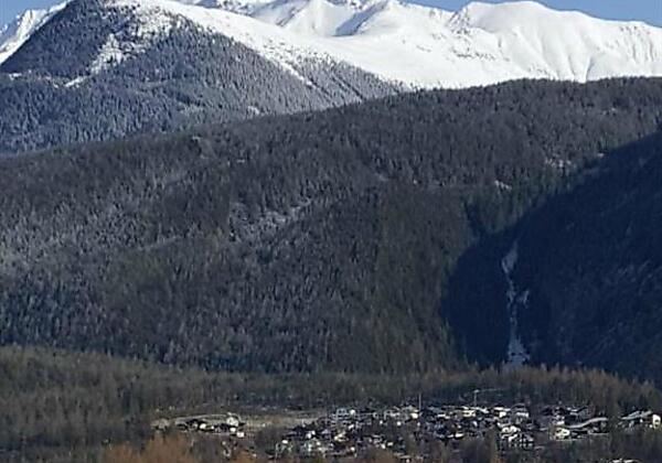 Winterimpression vom Balkon