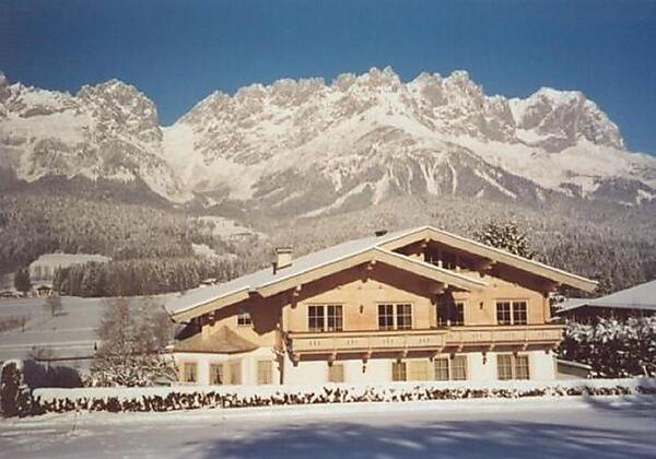 Winterfoto mit Wilder Kaiser