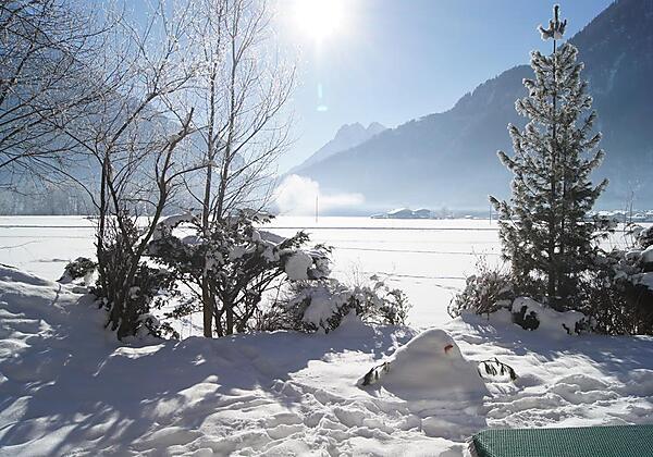Aussicht vor dem Ferienhaus Florentine