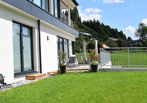 Garten voll eingezäunt