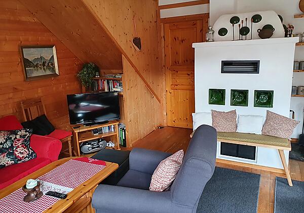 Wohnbereich mit Ofen