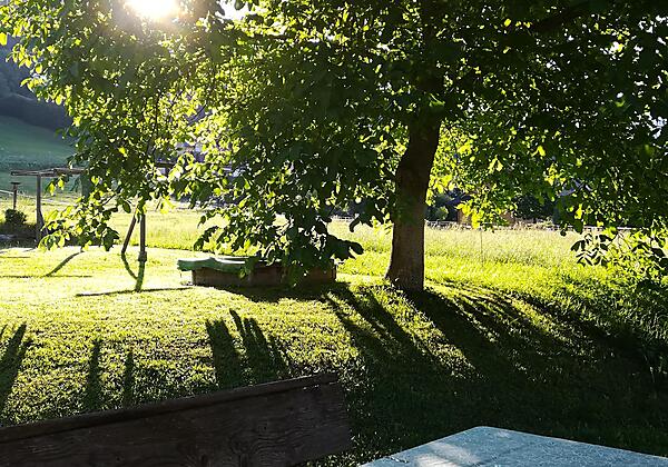 Peteradam-Hof Sonnenaufgang von Terrasse