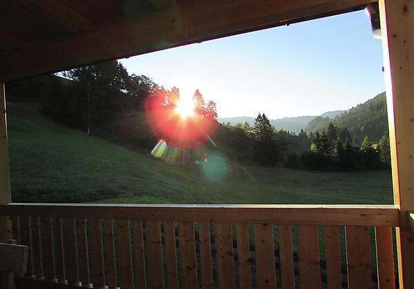 Ferienhaus Priller, Sonnenaufgang