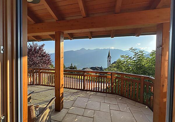 Blick auf die Terrasse