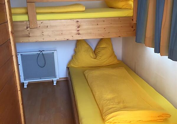 Schlafkabinett mit Zugang zur Terasse