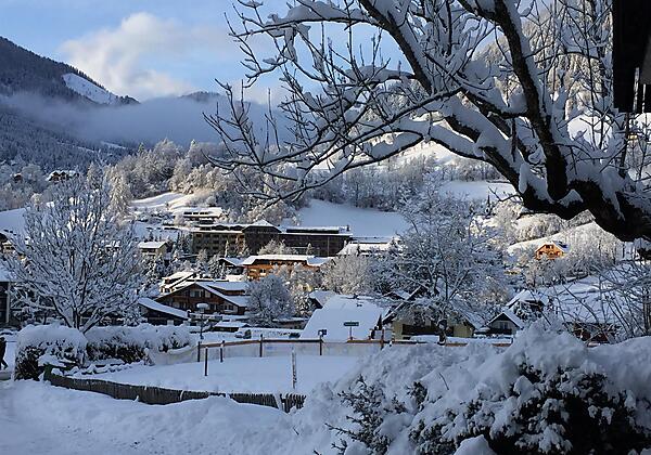 Blick von den Häusern