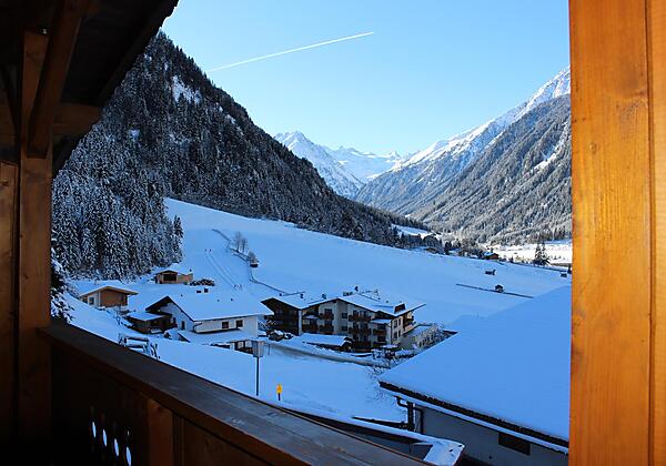Gletscherblick v. Balkon