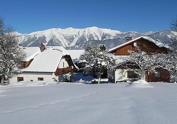 Winterblick auf den Hof