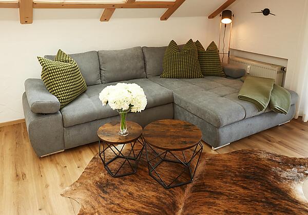 Unser gemütliches Sofa