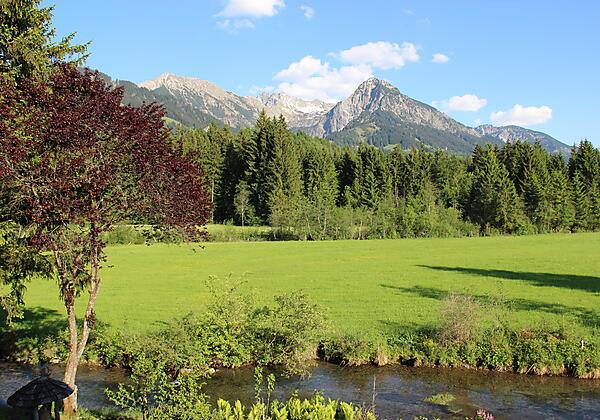 6 Grosses Apartment Blick auf Nebelhorn