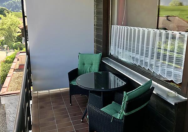 Sitzgruppe am Balkon