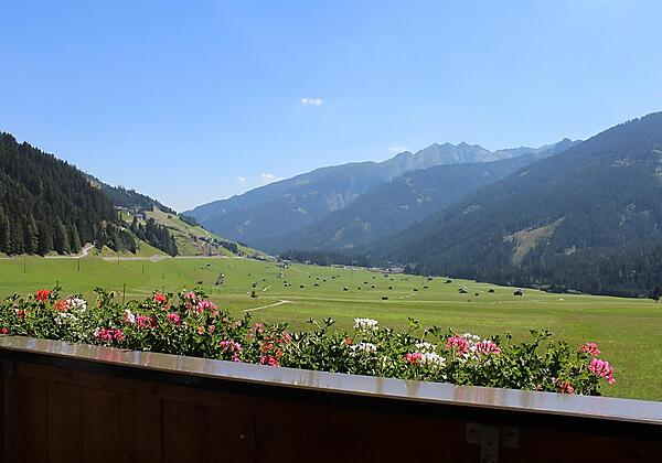 Ausblick vom Balkon der Ferienwohnung