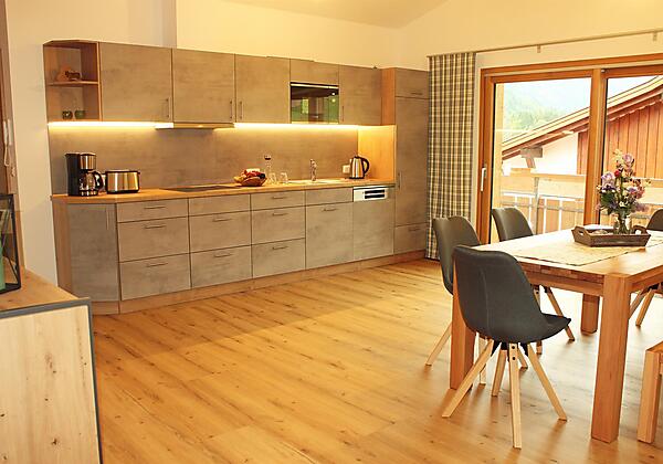 Komfortabel und komplett ausgestattete Küche