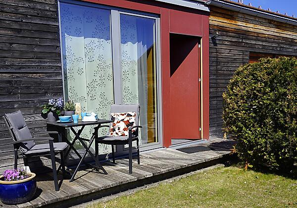 Terasse in der Morgensonne