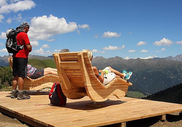Relaxstation beim Speichersee